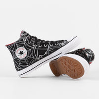 Converse CTAS Pro Hi White Widow Shoes - Black / University Red / White thumbnail