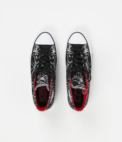 Converse CTAS Pro Hi White Widow Shoes - Black / University Red / White