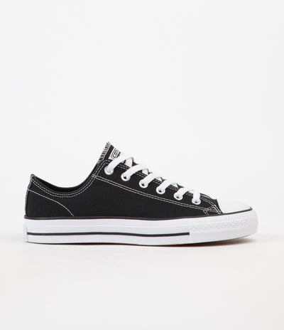 Converse CTAS Pro Ox Canvas Shoes - Black / Black / White