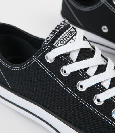 Converse CTAS Pro Ox Canvas Shoes - Black / Black / White