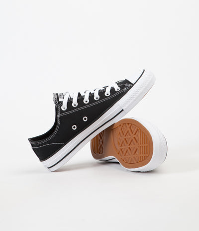 Converse CTAS Pro Ox Canvas Shoes - Black / Black / White