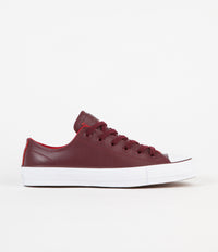 Converse CTAS Pro Ox Shoes Deep Bordeaux Casino White Flatspot