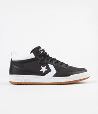 Converse Fastbreak Pro Mid Leather OG Block Shoes - Black / White / Gum