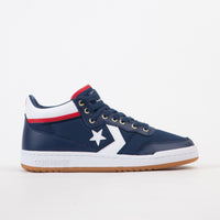 Converse Fastbreak Pro Mid Shoes - Navy / White / Enamel Red thumbnail