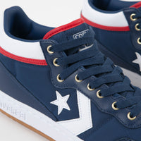 Converse Fastbreak Pro Mid Shoes - Navy / White / Enamel Red thumbnail