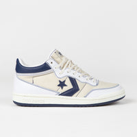 Converse Fastbreak Pro Sage Mid Shoes - White / Navy / Egret thumbnail