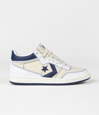 Converse Fastbreak Pro Sage Mid Shoes - White / Navy / Egret