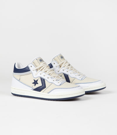 Converse Fastbreak Pro Sage Mid Shoes - White / Navy / Egret