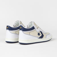 Converse Fastbreak Pro Sage Mid Shoes - White / Navy / Egret thumbnail