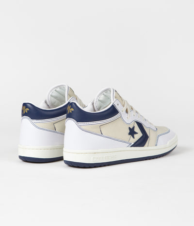 Converse Fastbreak Pro Sage Mid Shoes - White / Navy / Egret