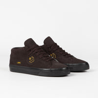 Converse Louie Lopez Pro Mid Shoes - Velvet Brown / Amarillo / Black thumbnail