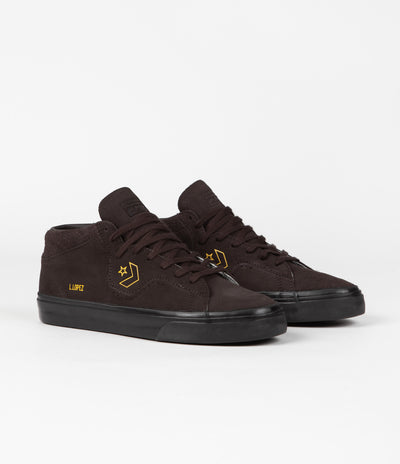 Converse Louie Lopez Pro Mid Shoes - Velvet Brown / Amarillo / Black