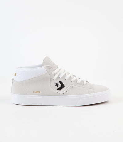 Converse Louie Lopez Pro Mid Shoes - White / Black / White