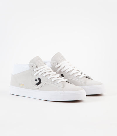 Converse Louie Lopez Pro Mid Shoes - White / Black / White