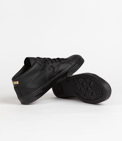 Converse Louie Lopez Pro Mono Leather Shoes - Black / Black / Black