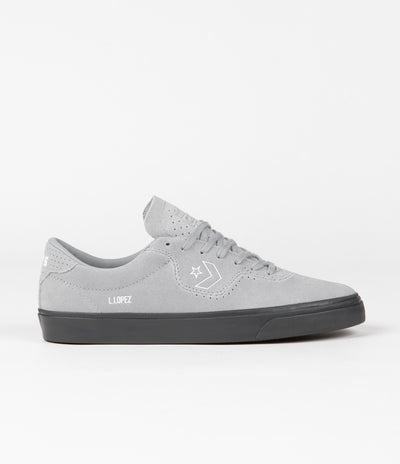 Converse Louie Lopez Pro Ox Shoes - Ash Stone / White / Dark Smoke Grey