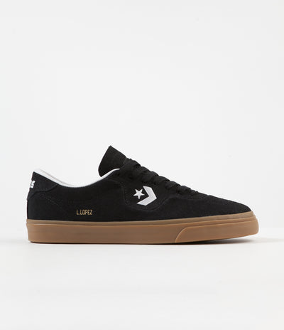 Converse Louie Lopez Pro Shoes - Black / White / Gum | Flatspot