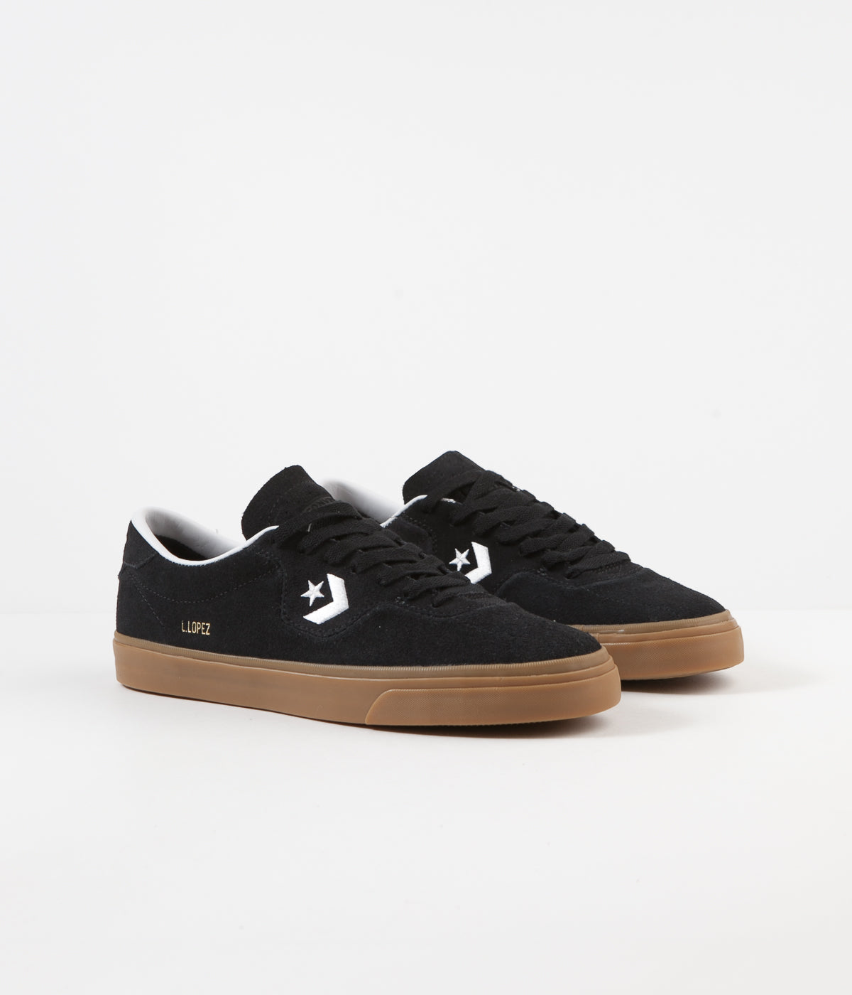 Converse Louie Lopez Pro Shoes - Black / White / Gum | Flatspot