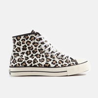 Converse Lucky Star Hi Archive Print Remixed Shoes - Driftwood / Light Fawn / Black thumbnail