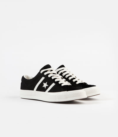 Converse One Star Academy Ox Shoes - Black / Egret / Egret