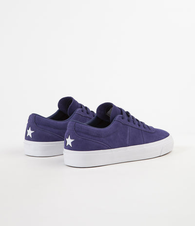 Converse One Star CC Pro Ox Purple Pack Shoes Japanese Eggplant Flatspot