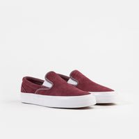 Converse One Star CC Slip On Shoes - Dark Burgundy / White thumbnail