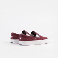 Converse One Star CC Slip On Shoes - Dark Burgundy / White thumbnail