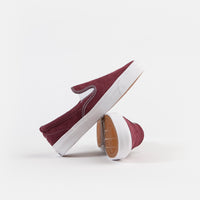 Converse One Star CC Slip On Shoes - Dark Burgundy / White thumbnail