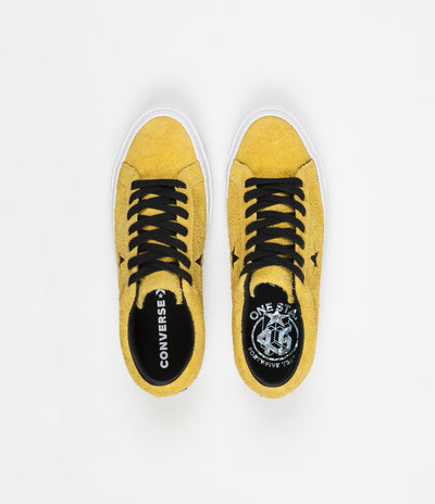 Converse One Star Ox Shoes - Bold Citron / Black / White