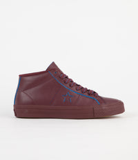 Converse One Star Pro Mid Shoes - Deep Bordeaux