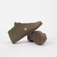 Converse One Star Pro Mid Shoes - Medium Olive / Light Fawn thumbnail