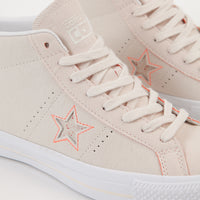 Converse One Star Pro Mid Shoes - Natural / Orange / White thumbnail