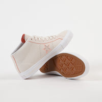 Converse One Star Pro Mid Shoes - Natural / Orange / White thumbnail