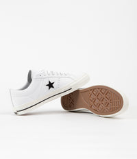 Converse one star hot sale perf leather