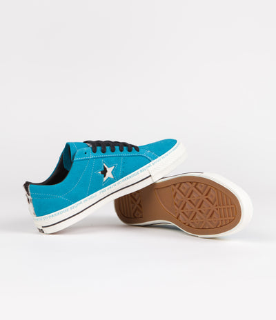 Converse One Star Pro Ox Sean Pablo Shoes - Rapid Teal / Black / Egret