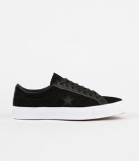 Converse One Star Pro Ox Shoes - Black / White / Black