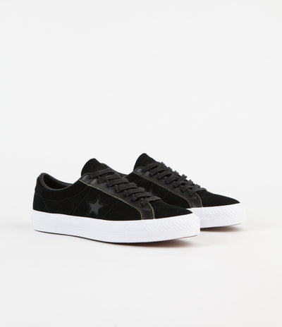 Converse One Star Pro Ox Shoes - Black / White / Black