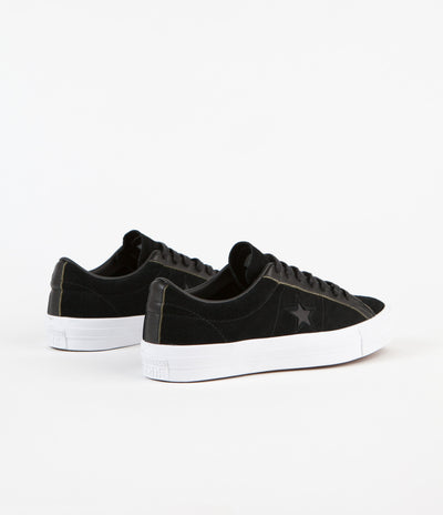 Converse One Star Pro Ox Shoes - Black / White / Black