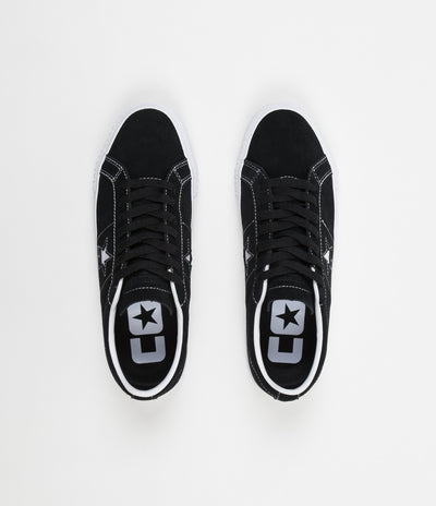 Converse One Star Pro Ox Shoes - Black / White / White