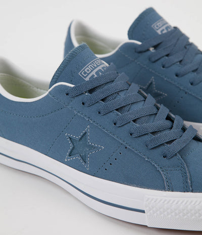 Converse One Star Pro Ox Shoes - Blue Coast / Blue Granite