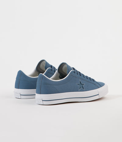 Converse One Star Pro Ox Shoes - Blue Coast / Blue Granite