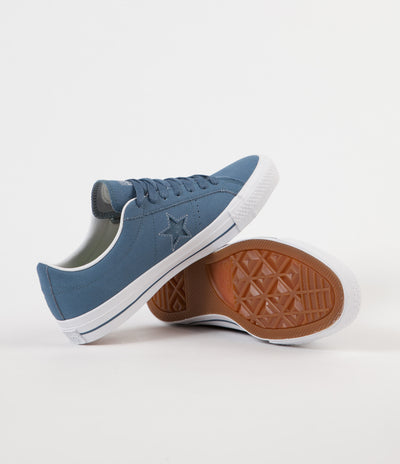 Converse One Star Pro Ox Shoes - Blue Coast / Blue Granite