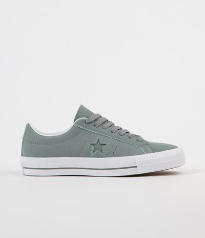 Converse One Star Pro Ox Shoes - Camo Green / Green Glow