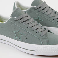 Converse One Star Pro Ox Shoes - Camo Green / Green Glow thumbnail