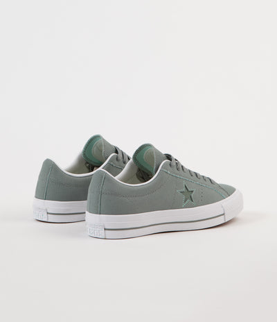 Converse One Star Pro Ox Shoes - Camo Green / Green Glow