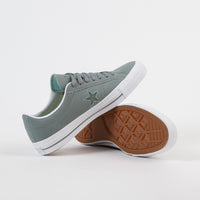 Converse One Star Pro Ox Shoes - Camo Green / Green Glow thumbnail