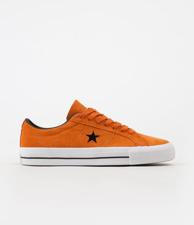 Converse One Star Pro Ox Shoes - Campfire Orange / Black / White