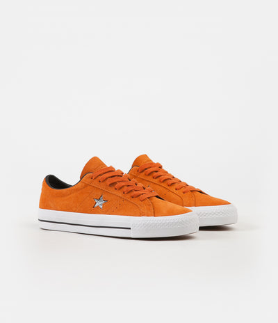 Converse One Star Pro Ox Shoes - Campfire Orange / Black / White