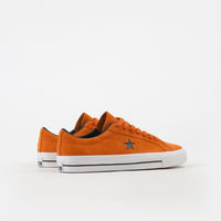 Converse One Star Pro Ox Shoes - Campfire Orange / Black / White thumbnail