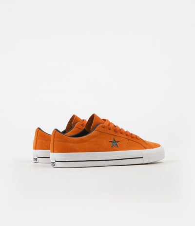 Converse One Star Pro Ox Shoes - Campfire Orange / Black / White